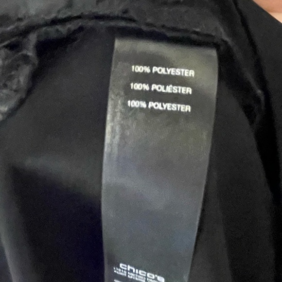 Chico’s Black Label Wide Leg Pant Sz Chico’s 2 NWT - Picture 7 of 7